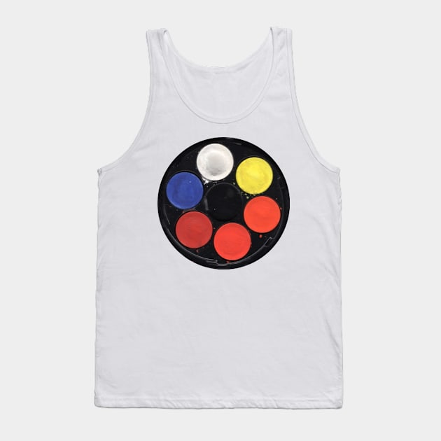 Watercolor wheel Tank Top by TealPangolin